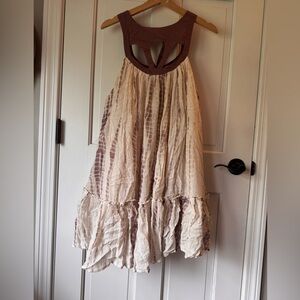 Lavender tie-dye free people mini dress